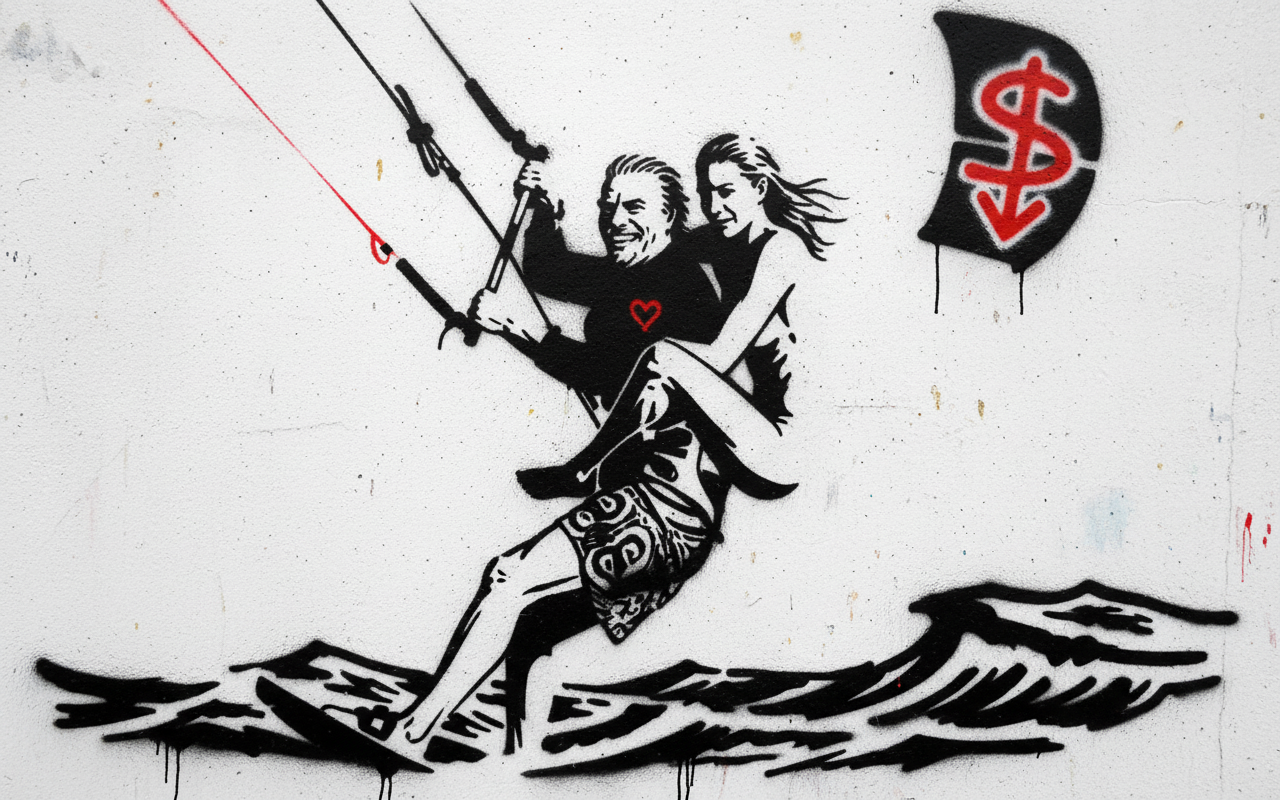 Portrait in Street Art style