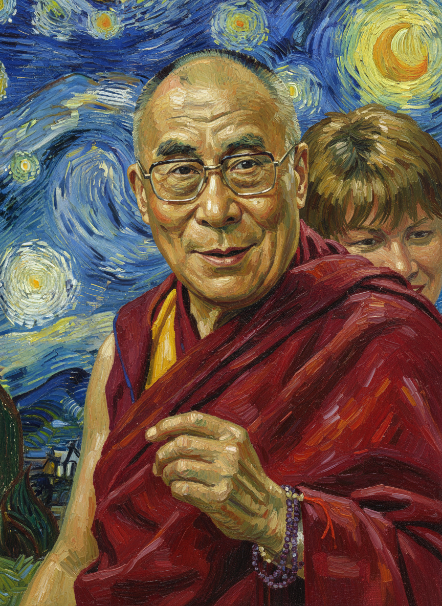 Portrait in Van Gogh style